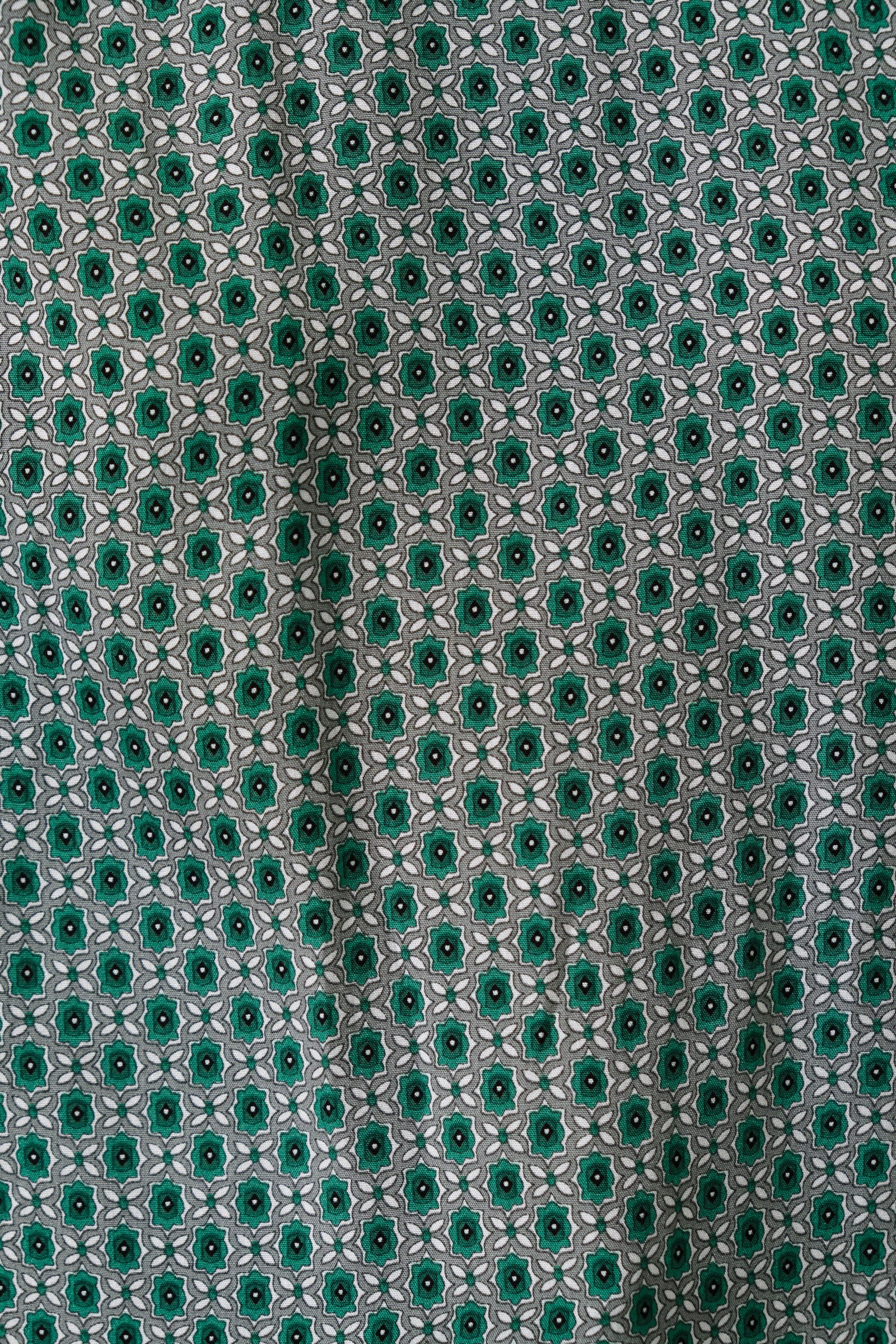 Solyne Flower Tile Print Mini Dress - Detail 4