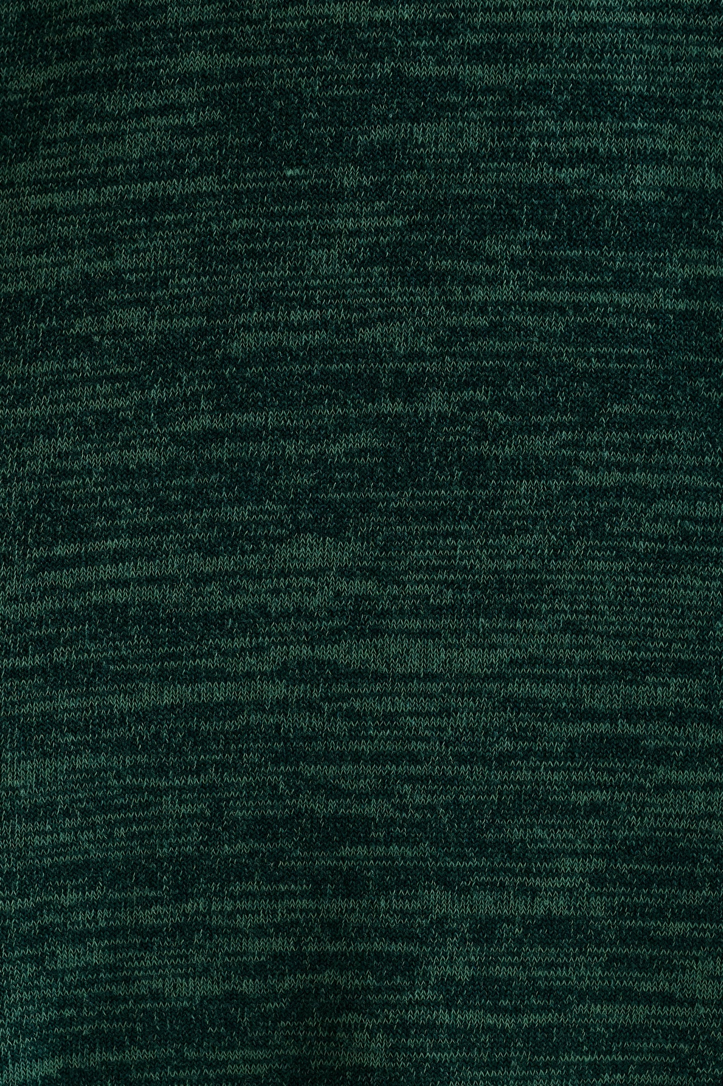 Moa Sustainable Marl Puff Sleeve V Neck Midi Dress - Green