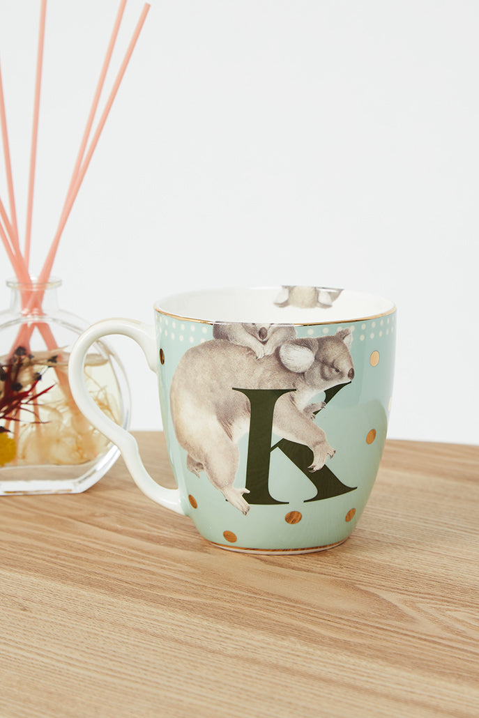 Ceramic Letter Mug
