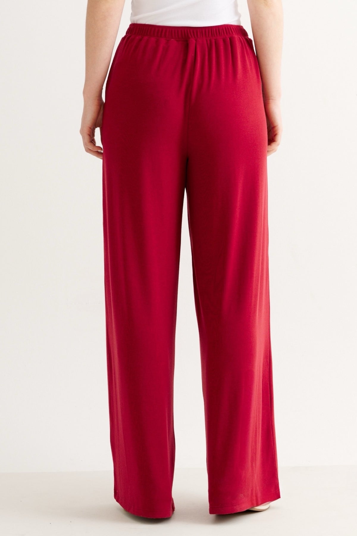 Miller Jersey Trouser - Wine