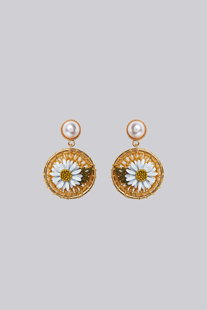 Miriam Daisy Drop Earrings