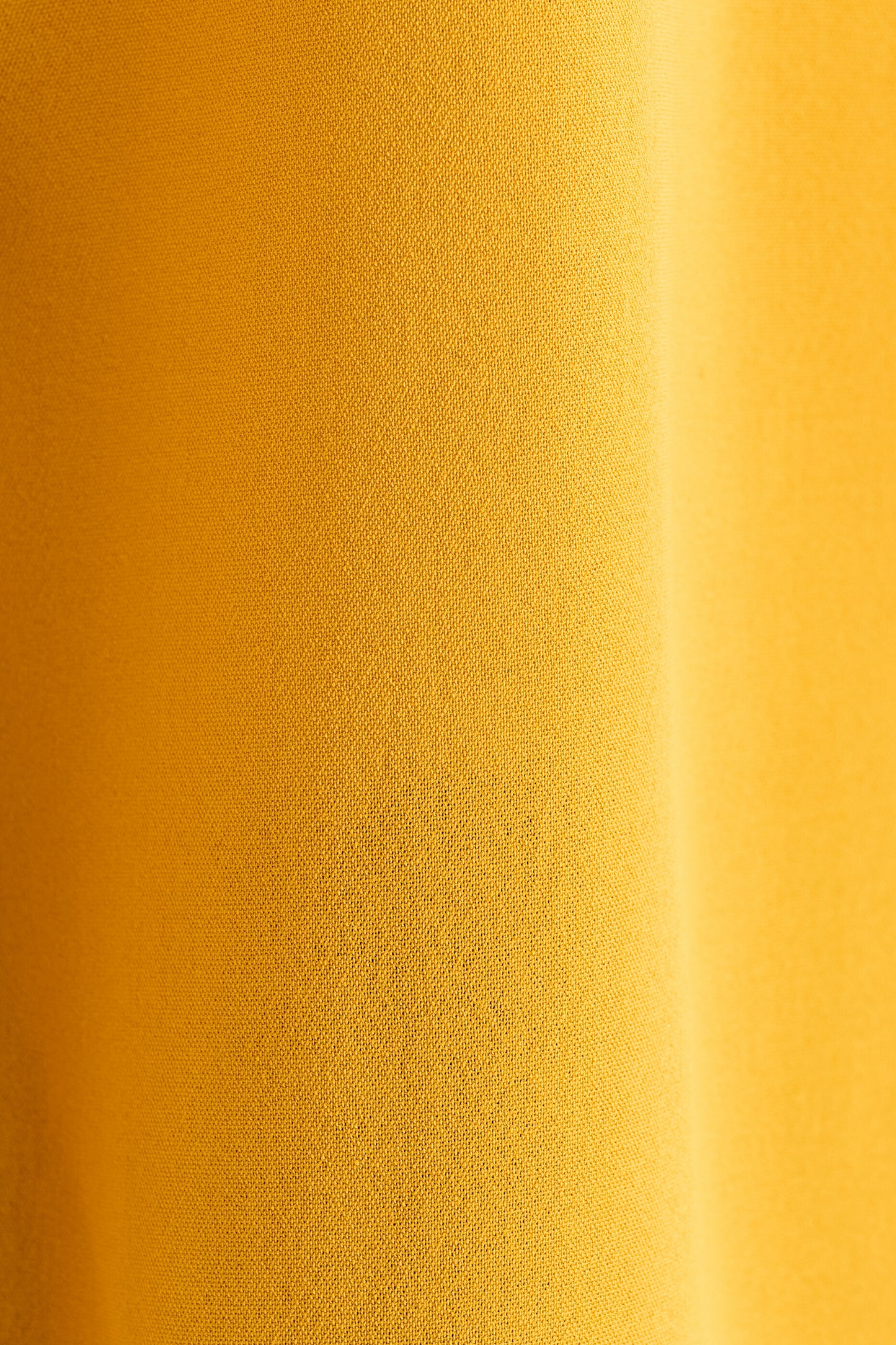 Octavia Moss Crepe Overlap Collar Shirt - Mustard