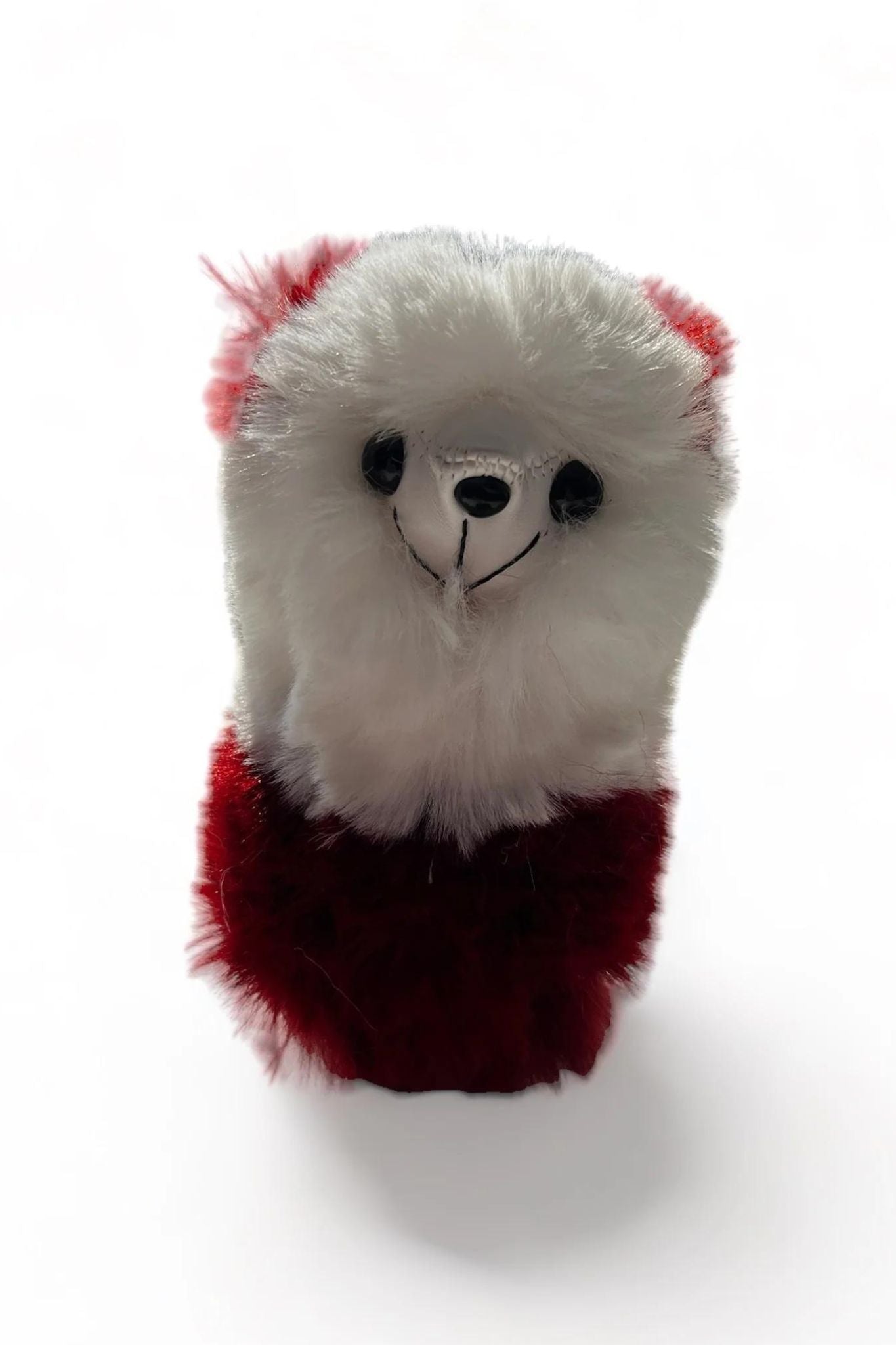 Pio Llama Keyring Holder in Burgundy