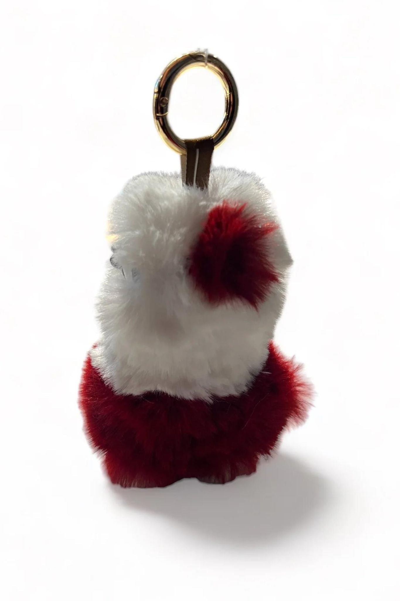 Pio Llama Keyring Holder in Burgundy