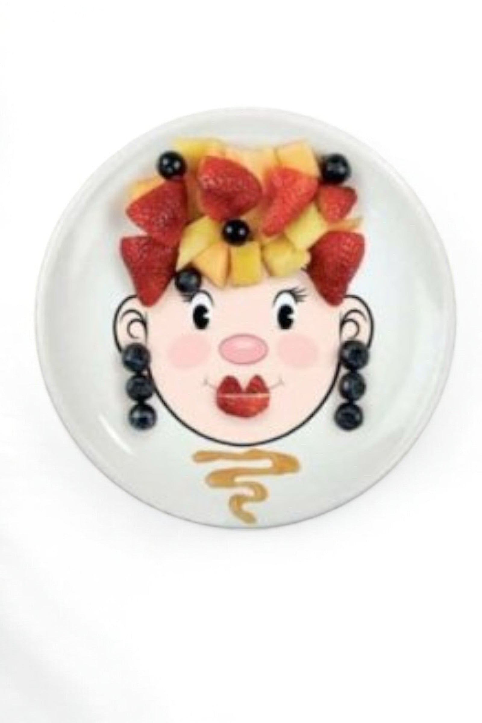 Ms Food Face Plate