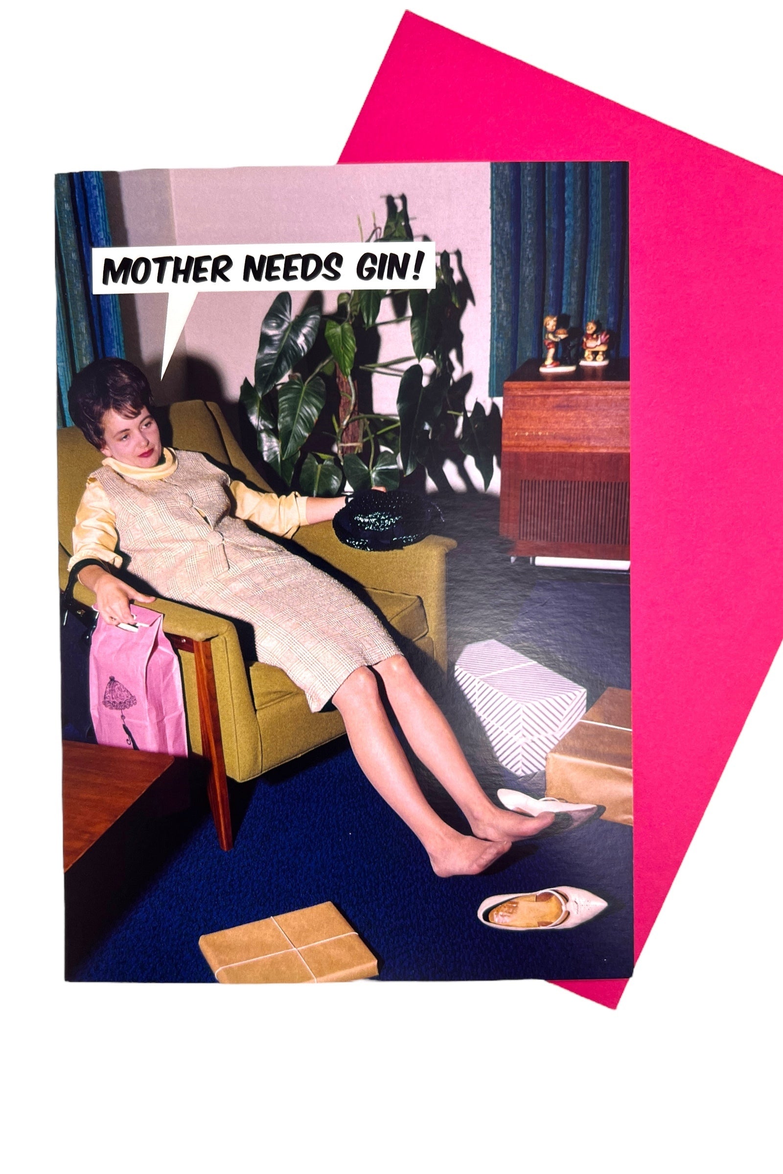 Mother Needs Gin Card