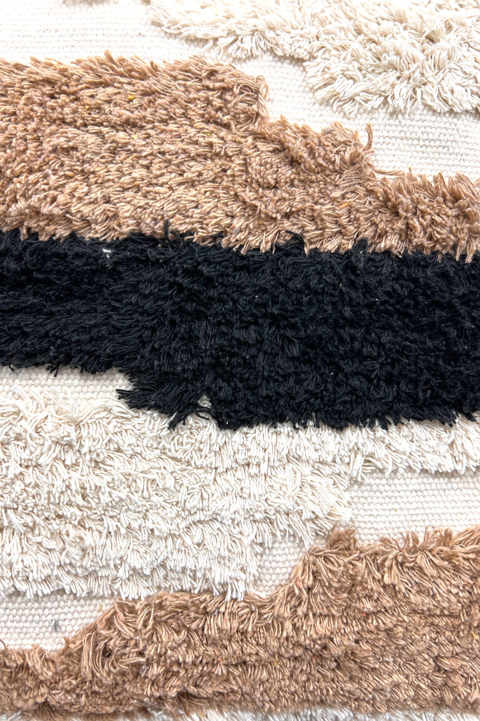 3 Colour Tufted Cushion