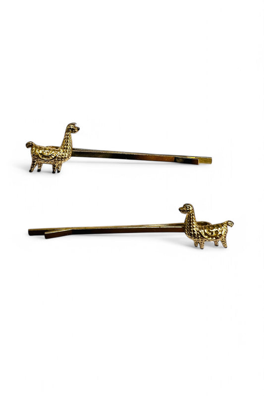 Camilia Llama Hair Clips
