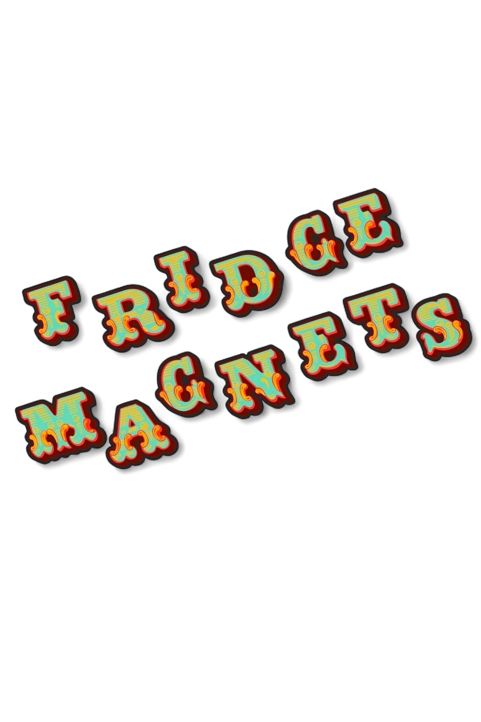 Circus Fridge Magnets - Styled