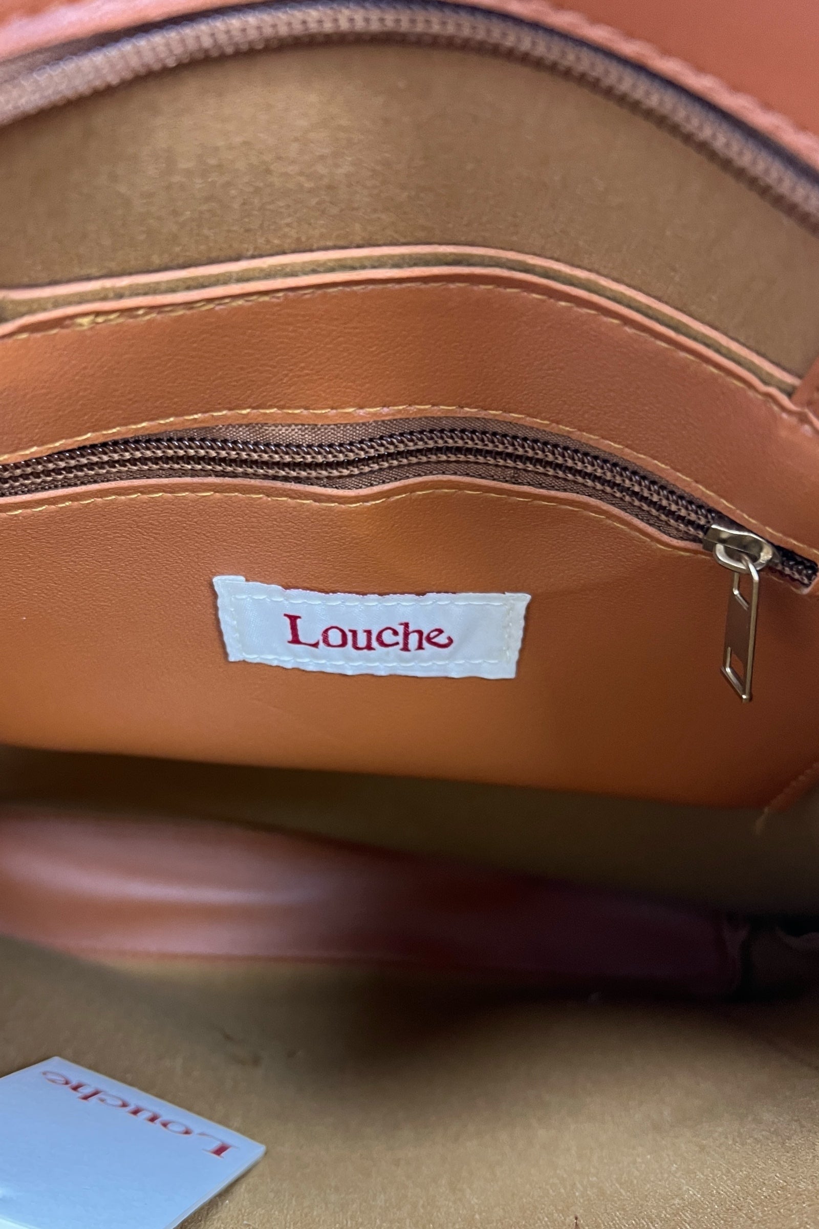 Louche Rusty Tote Bag Brown - Styled