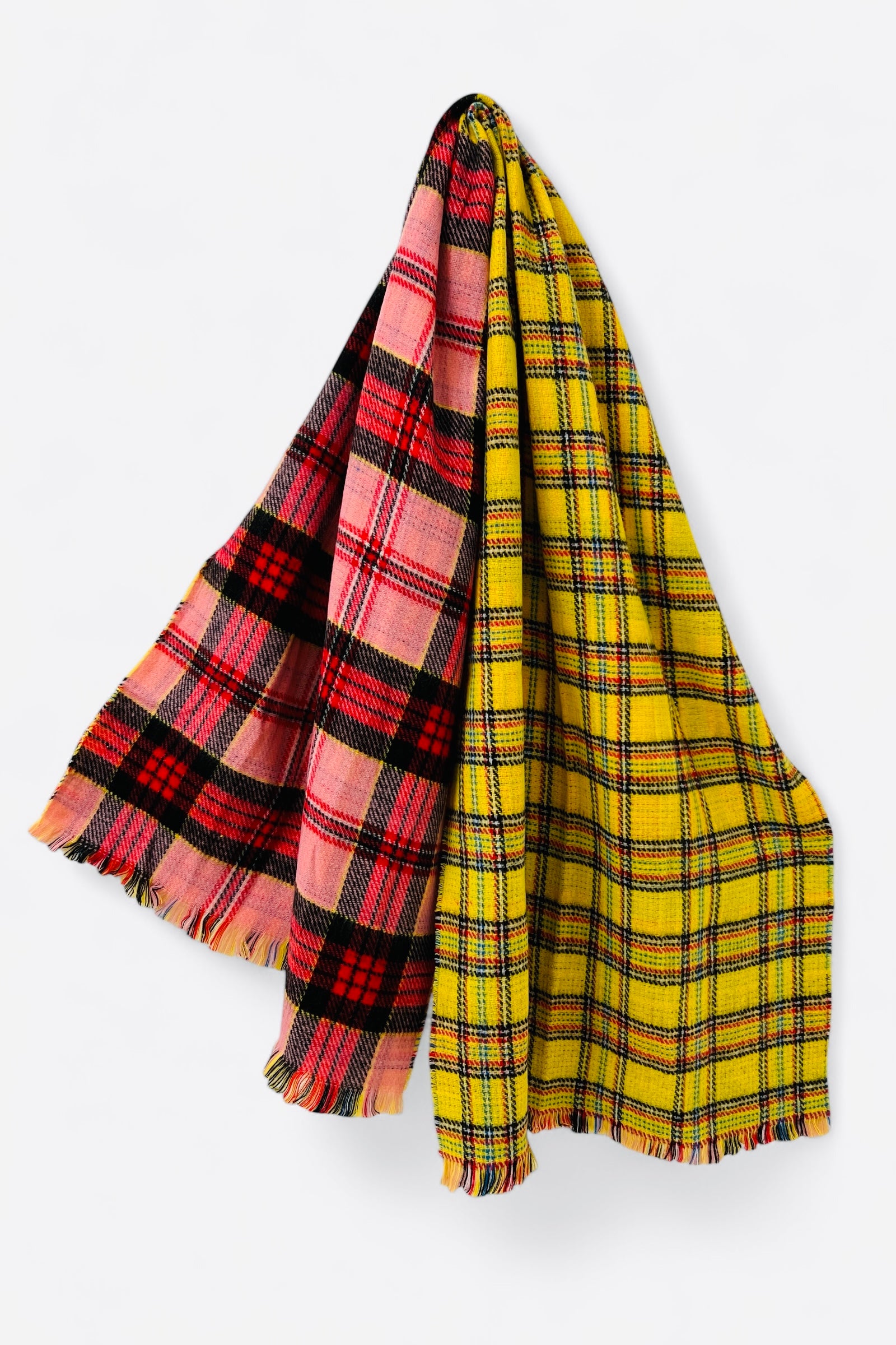 Rosh Double Face Woven Check Scarf