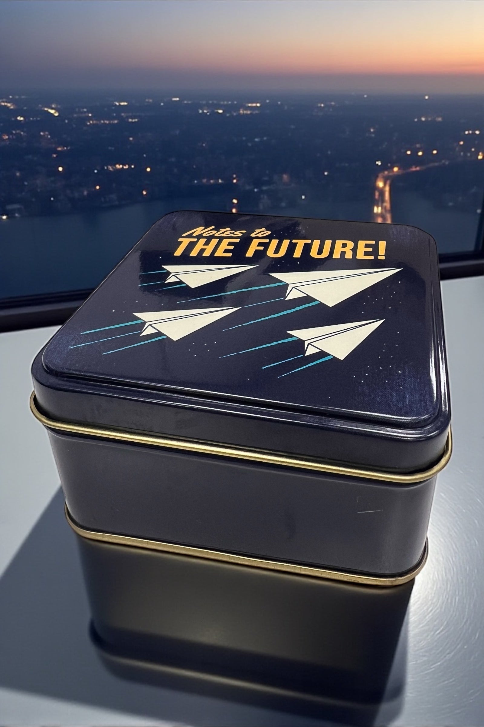 Notes To The Future Note Block in Tin