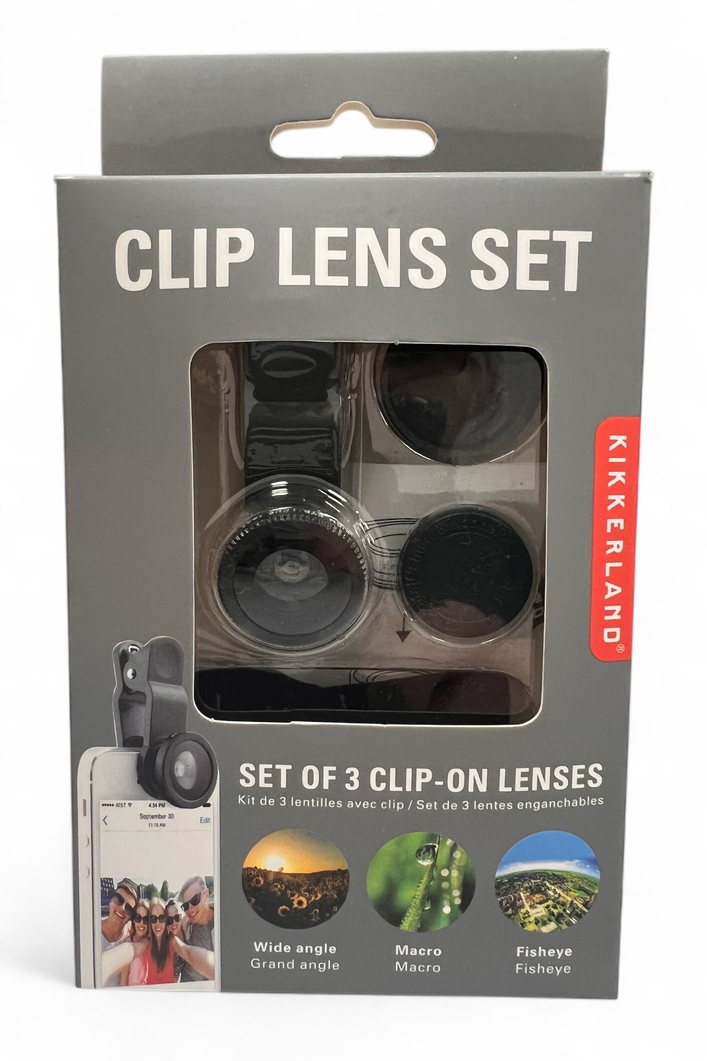Set of 3 Clip-on Lenses