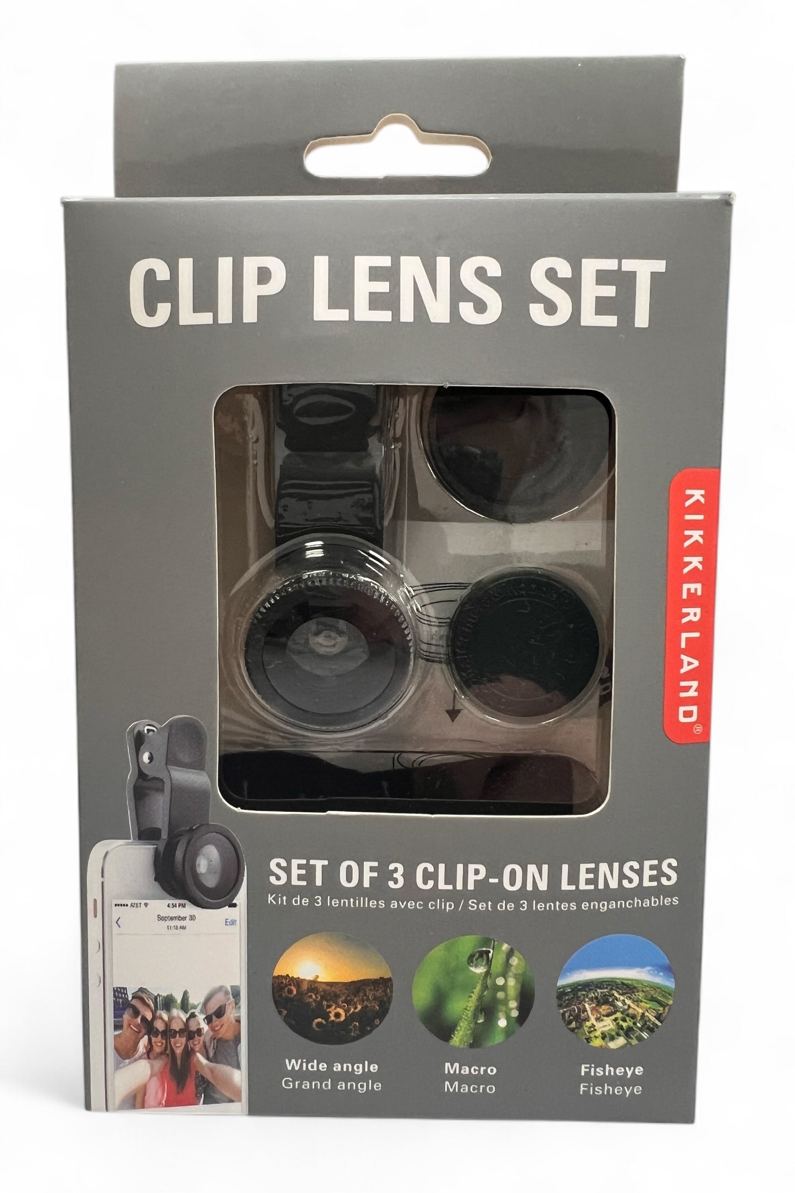Set of 3 Clip-on Lenses