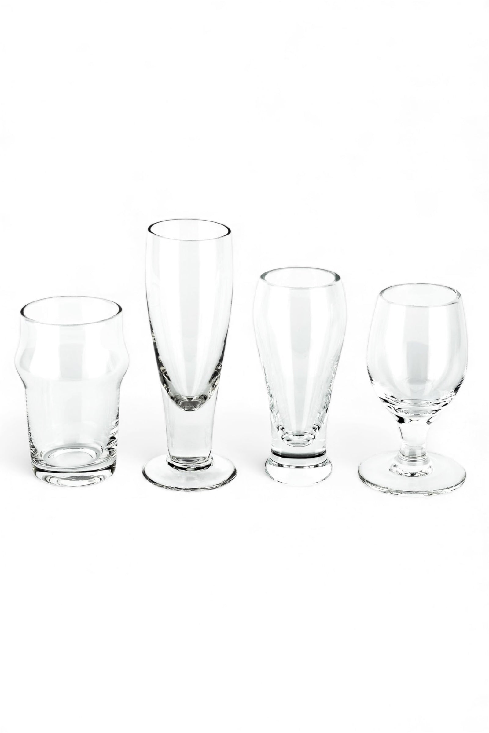 Set Of 4 Craft Beer Shot Glasses - Styled