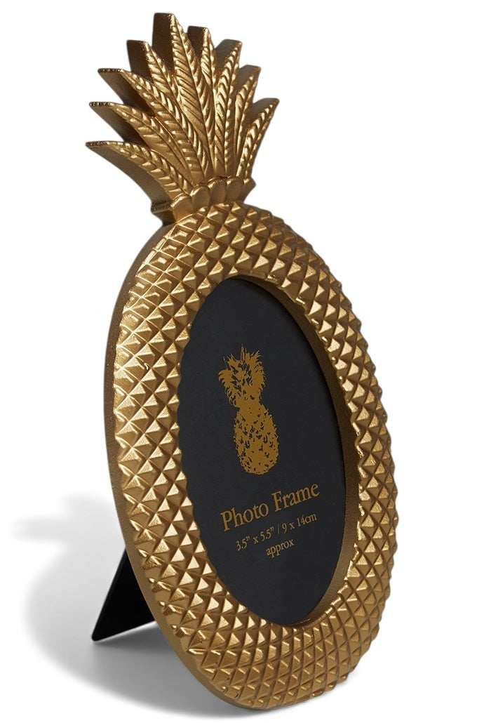 Gold Pineapple Photo Frame