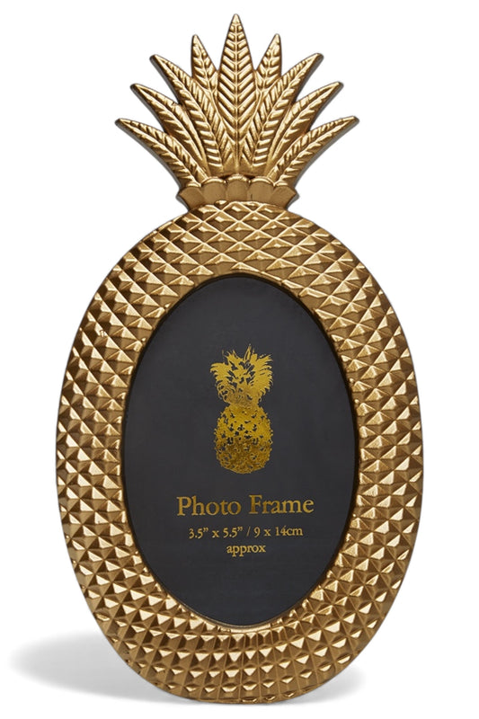 Gold Pineapple Photo Frame