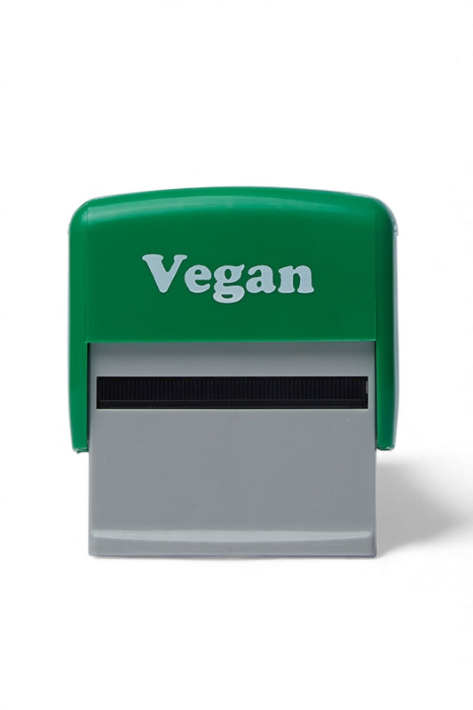Vegan Rubber Stamp