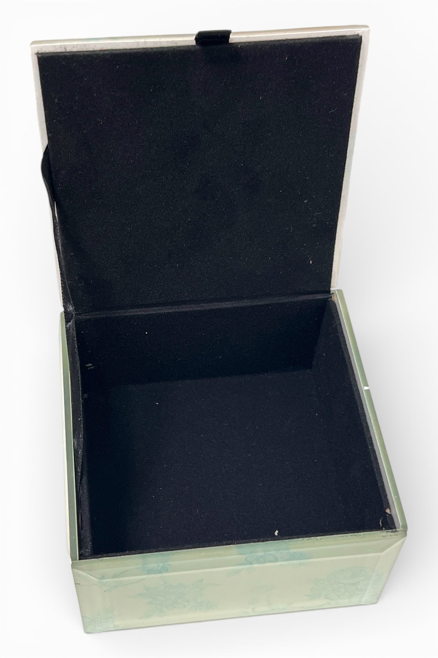 Birdcage Glass Trinket Box