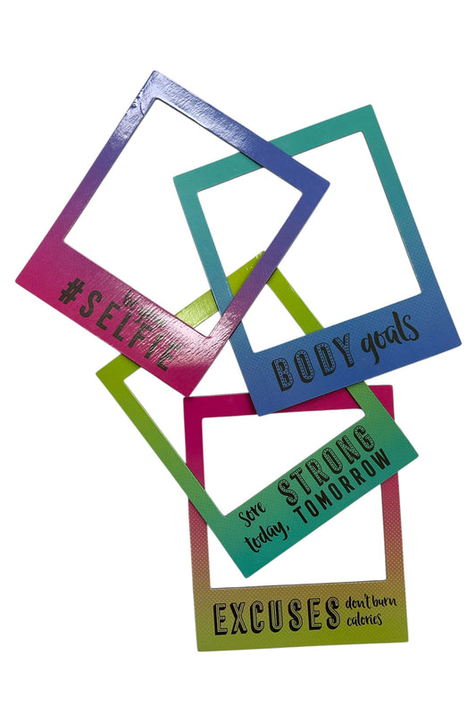 4 Motivational Magnetic Photo Frames