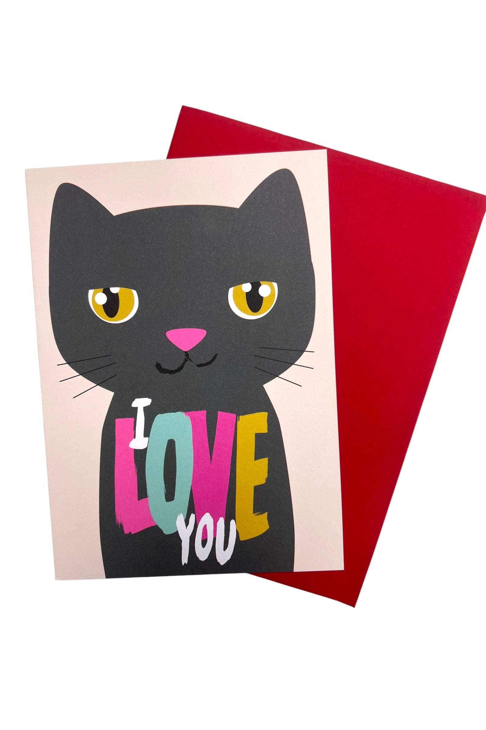I Love You Cat Card
