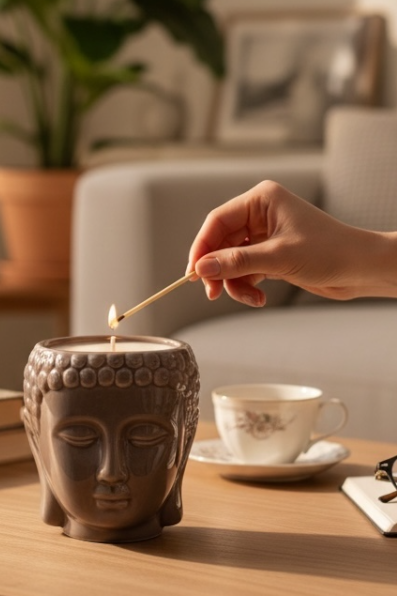 Buddha Musk Scented Candle