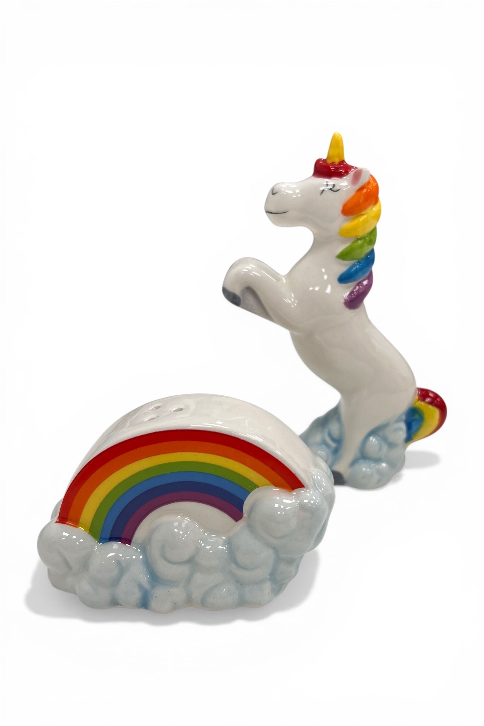 Unicorn and Rainbow Salt And Pepper Set