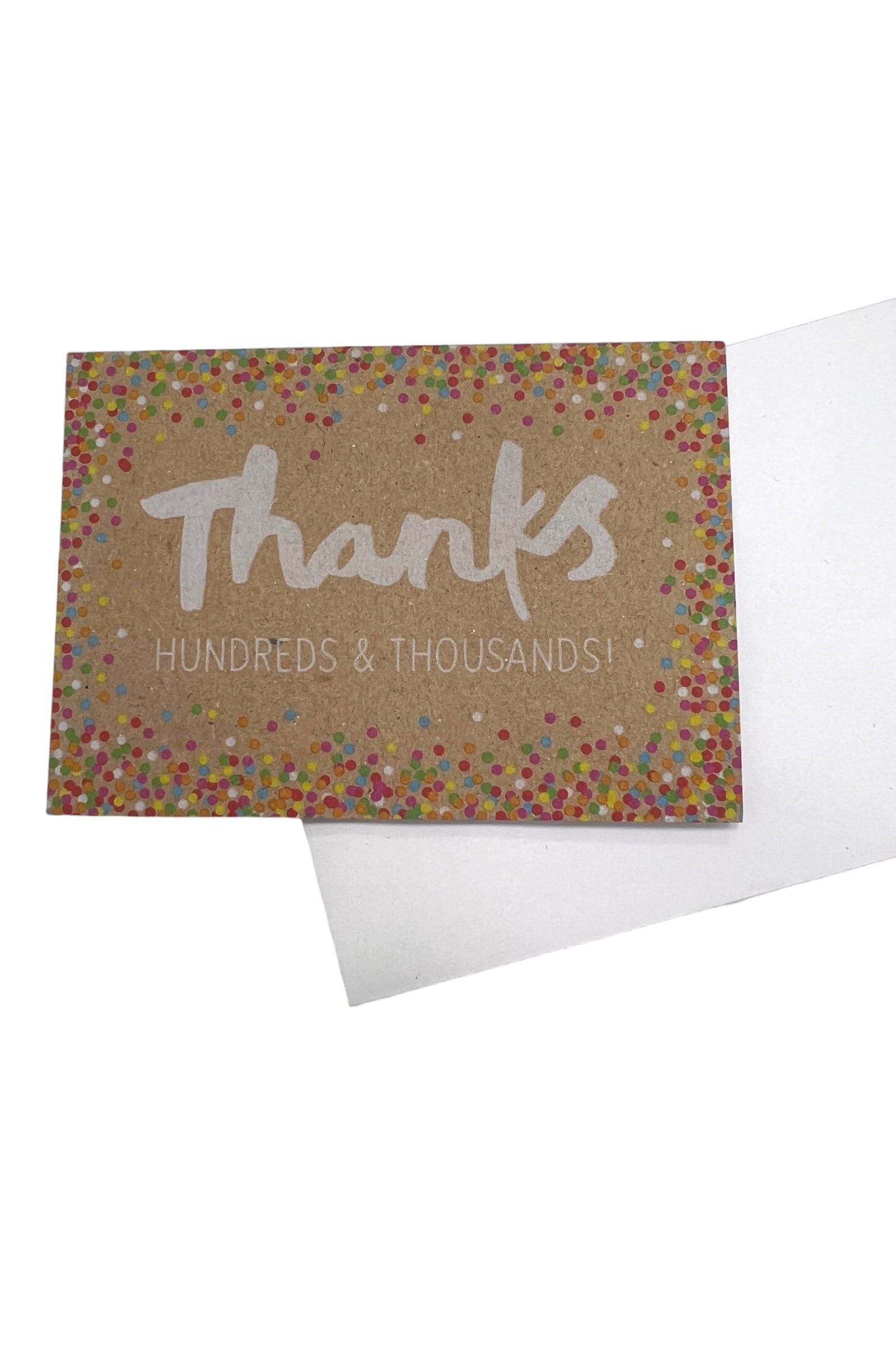 Pack of 5 Thanks Mini Cards - Front
