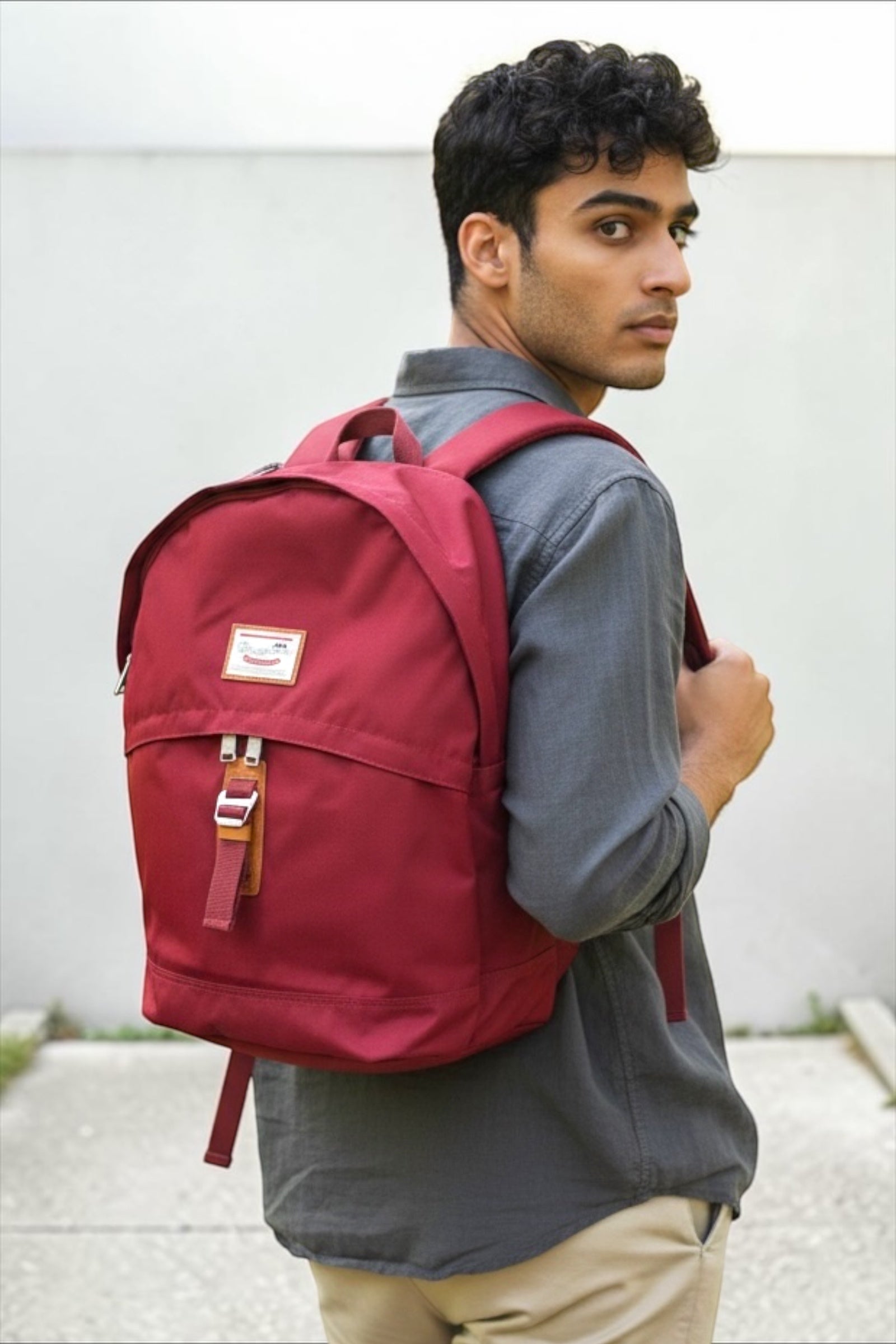 Hugo Brick Red Doughnut Back Pack