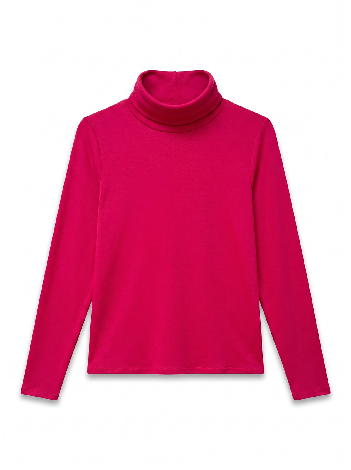 Cameron Polo Neck Jersey top - Hot Pink