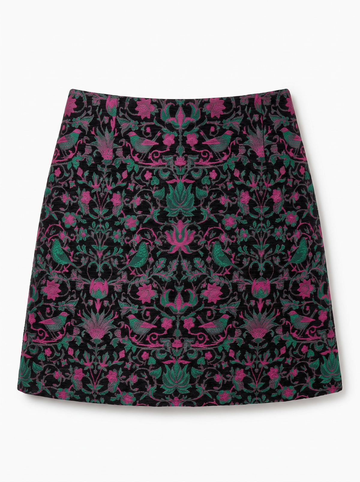 Aubin Belle Plume Jacquard A-Line Mini Skirt