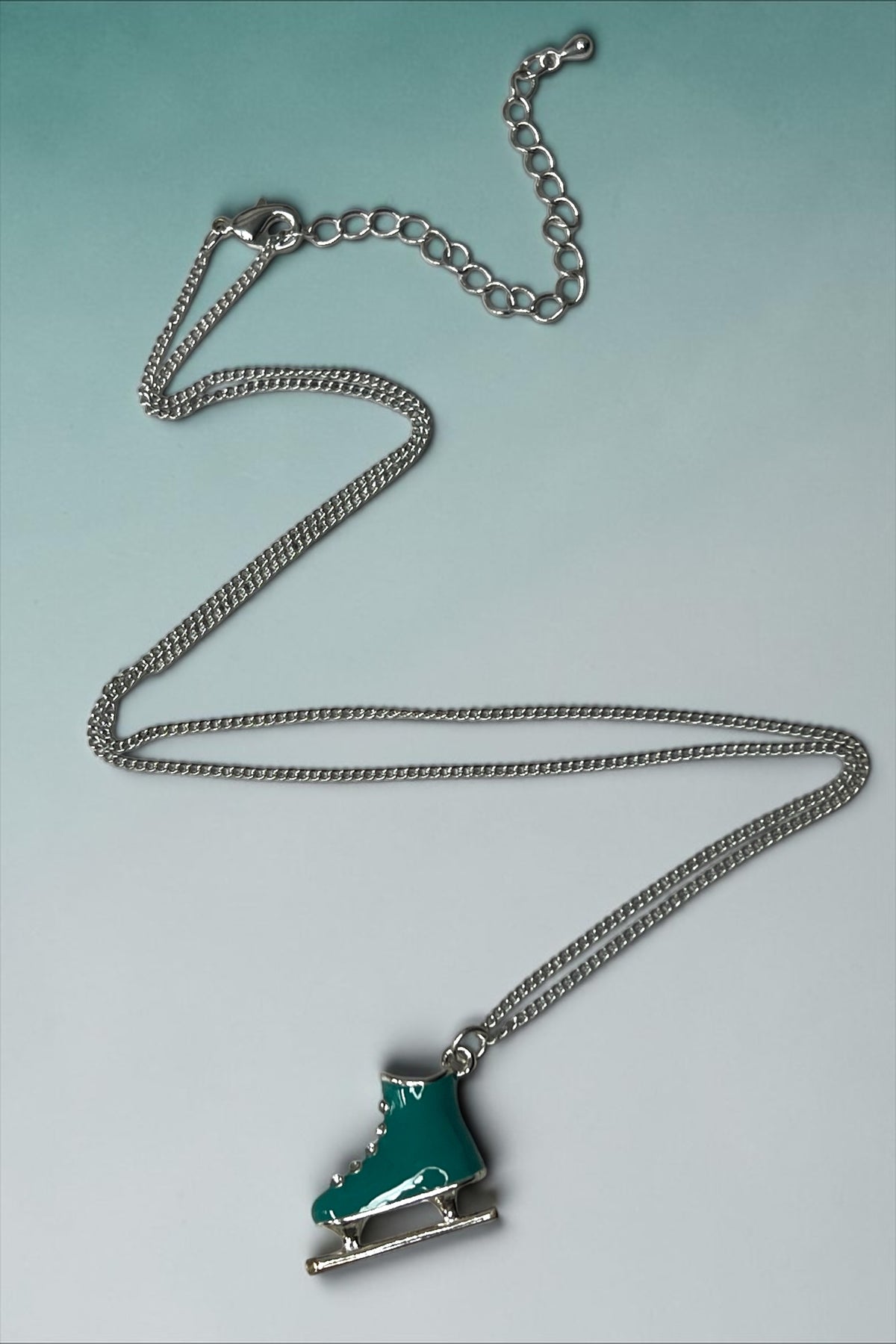 Skater Boot Enamel Charm Necklace