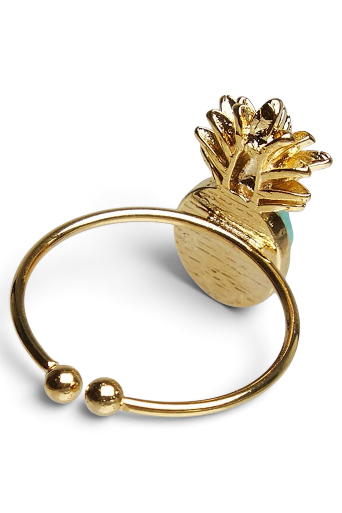 Zora 18ct Gold Plated Pineapple Ring