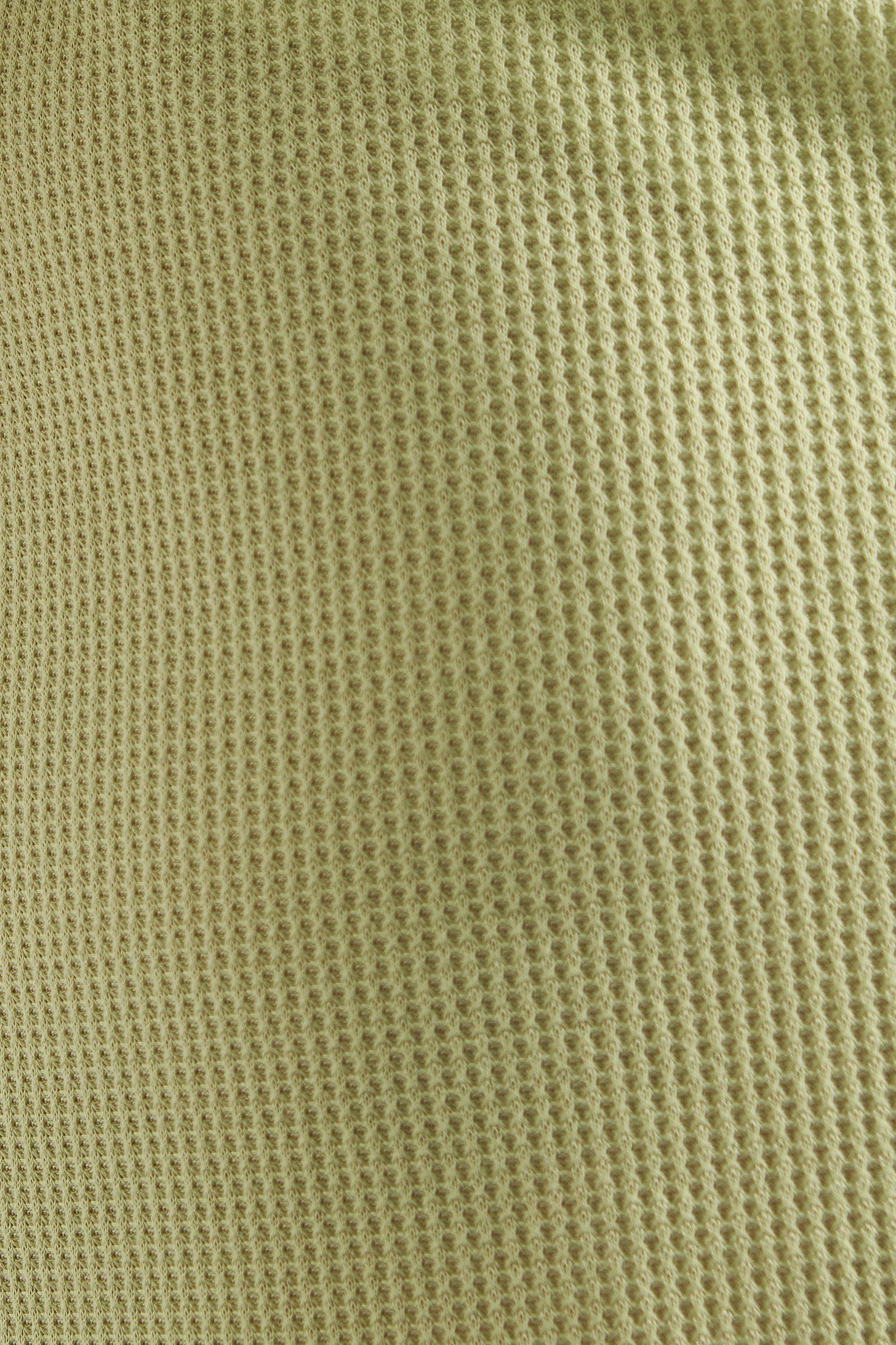 Sam Waffle Knit V-Neck Mini Dress - Pistachio