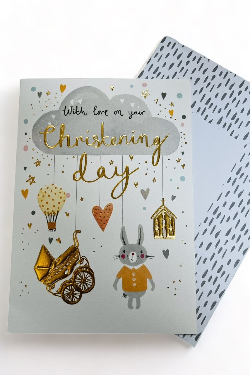 With Love on Your Christening Day Card