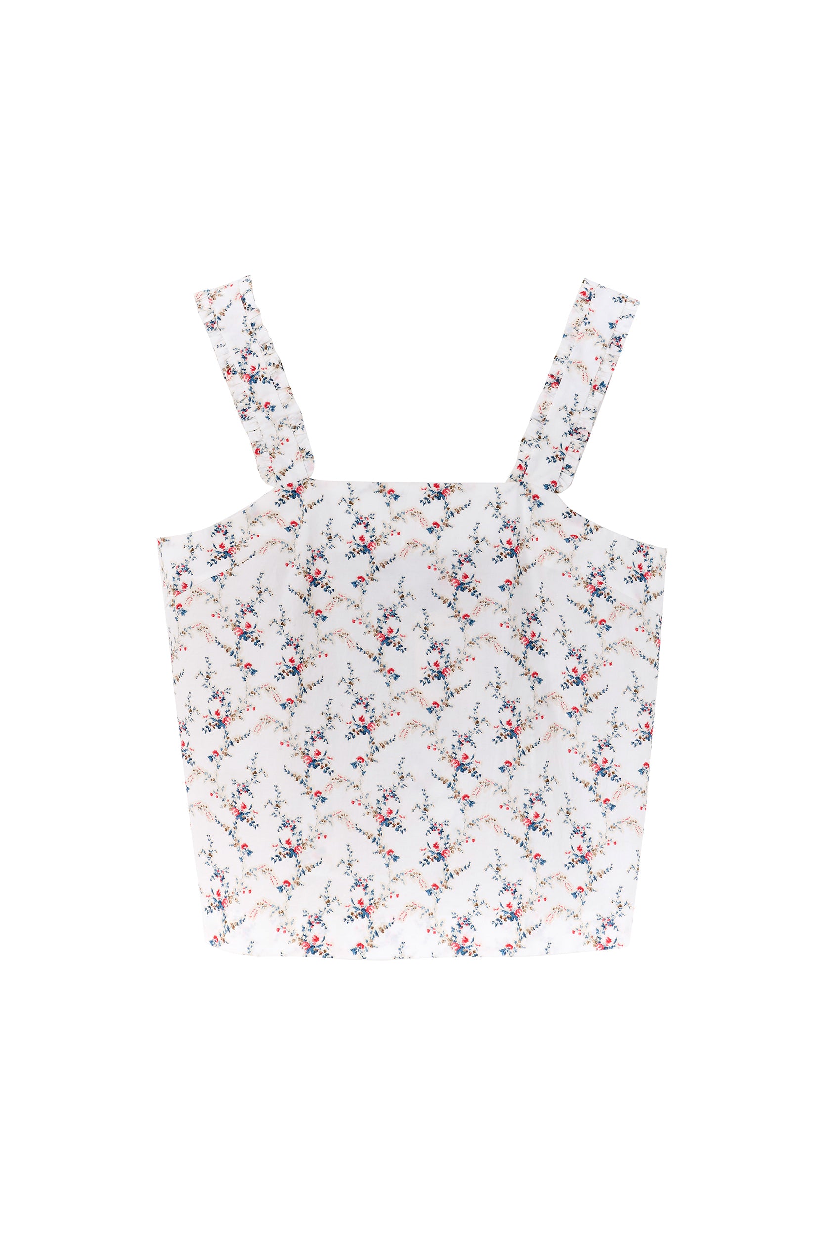 Siena Regency Print Strappy Tie Back Top