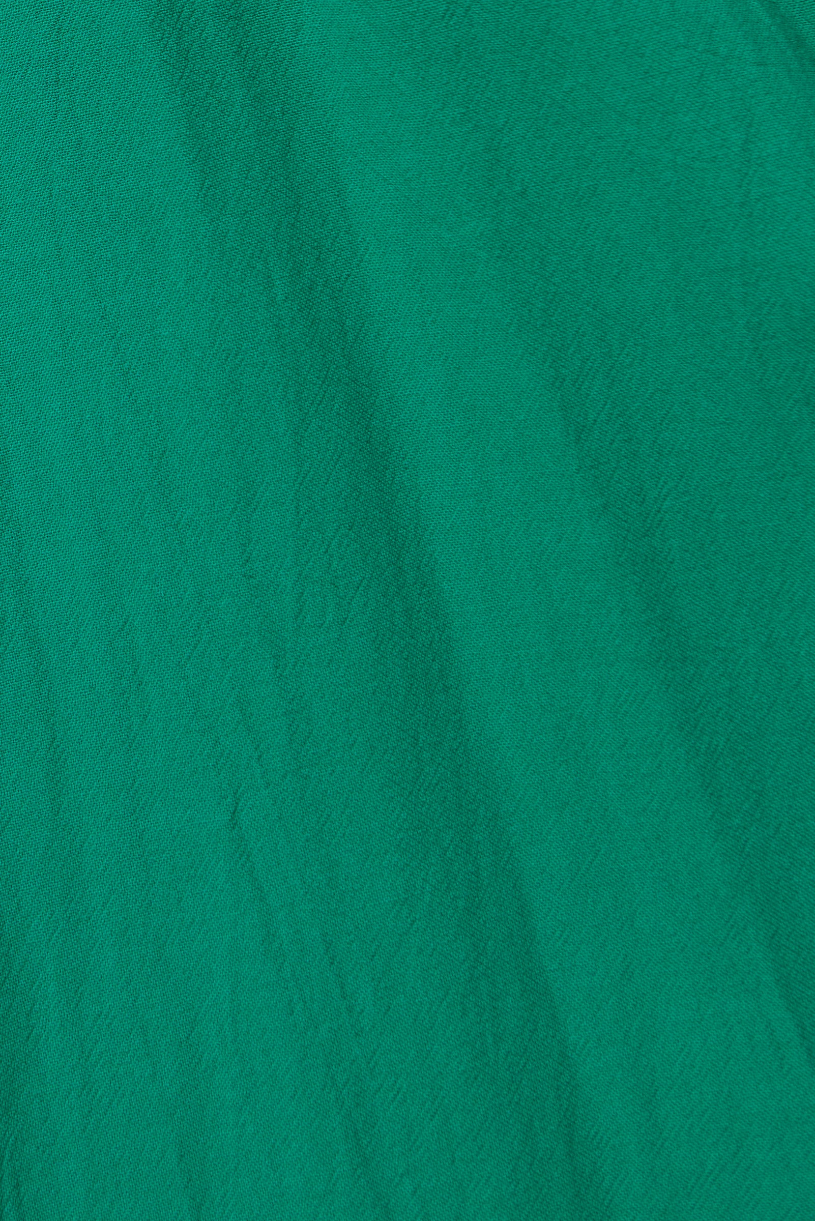 Soumia Jersey Bodice And Recycled Cotton Skirt Midaxi Dress - Green