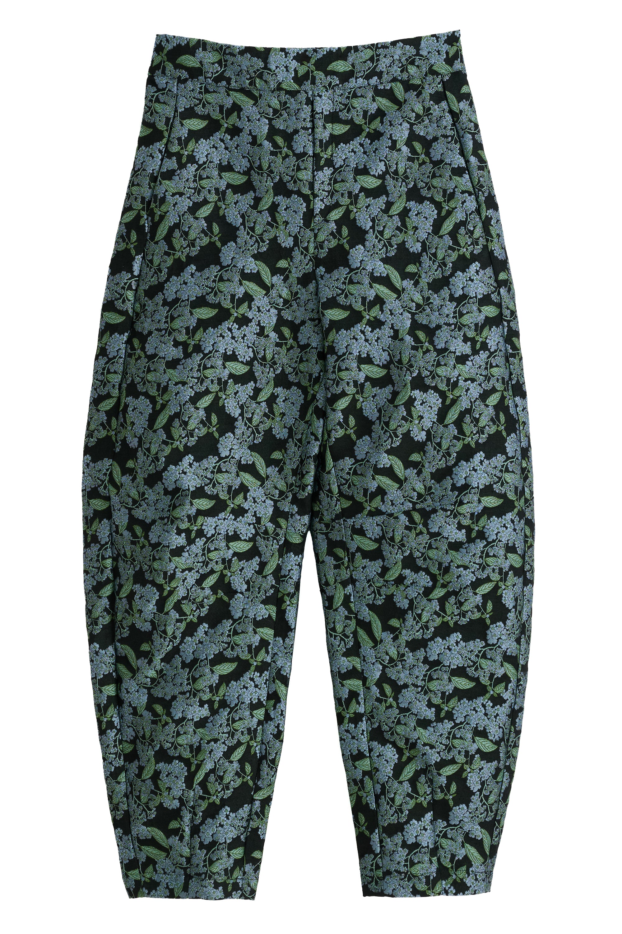 Sutton Blossom Jacquard Barrel Trouser
