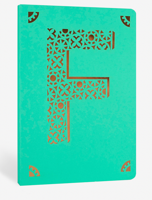 F Monogram A6 Notebook