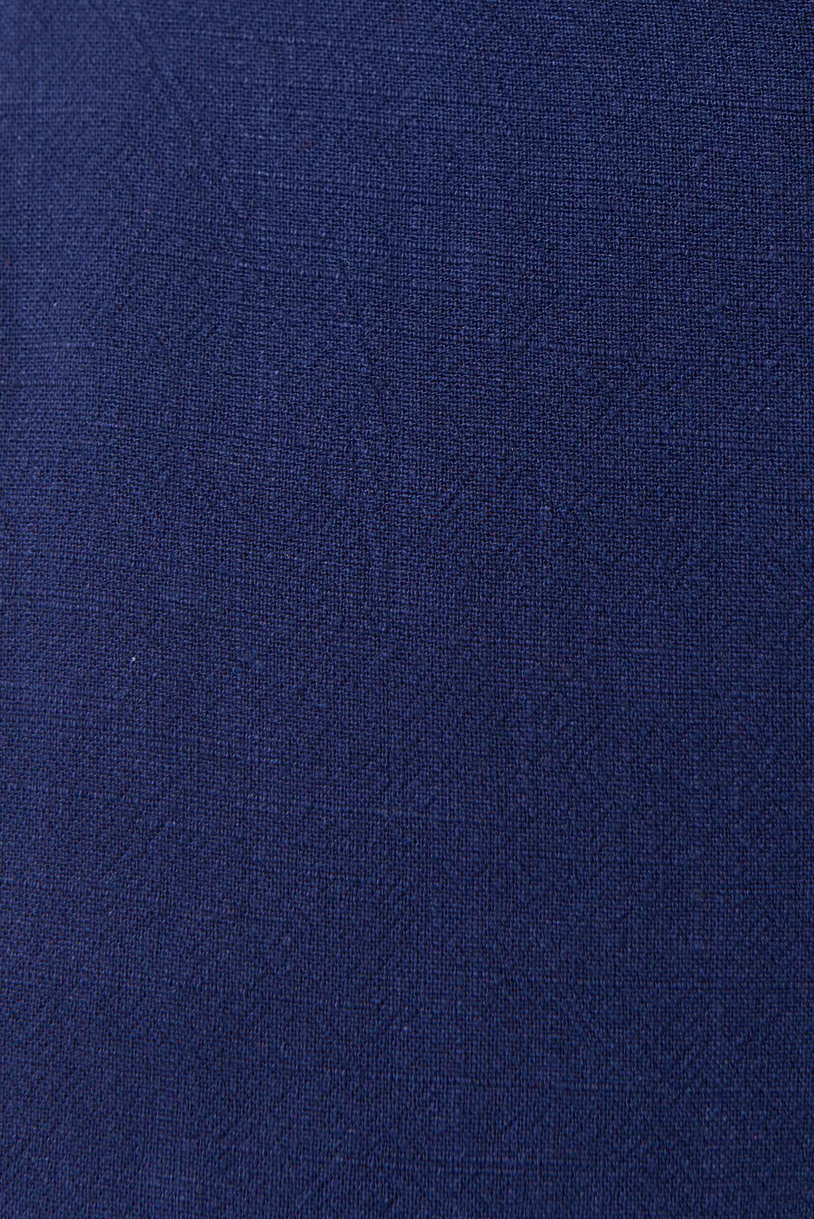 Justin Linen Mix Short Sleeve Jumpsuit - Navy