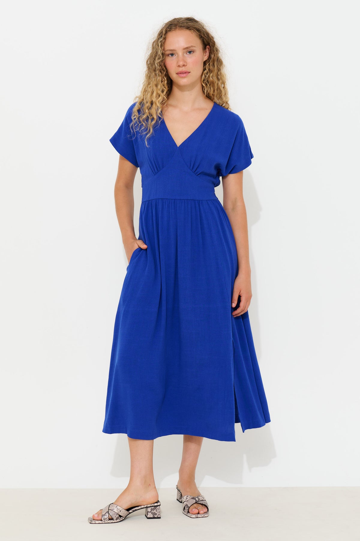 Trending Women’s Dresses from JOY – Midi Dresses & New Season Styles 6 Unity Dress Blue Main