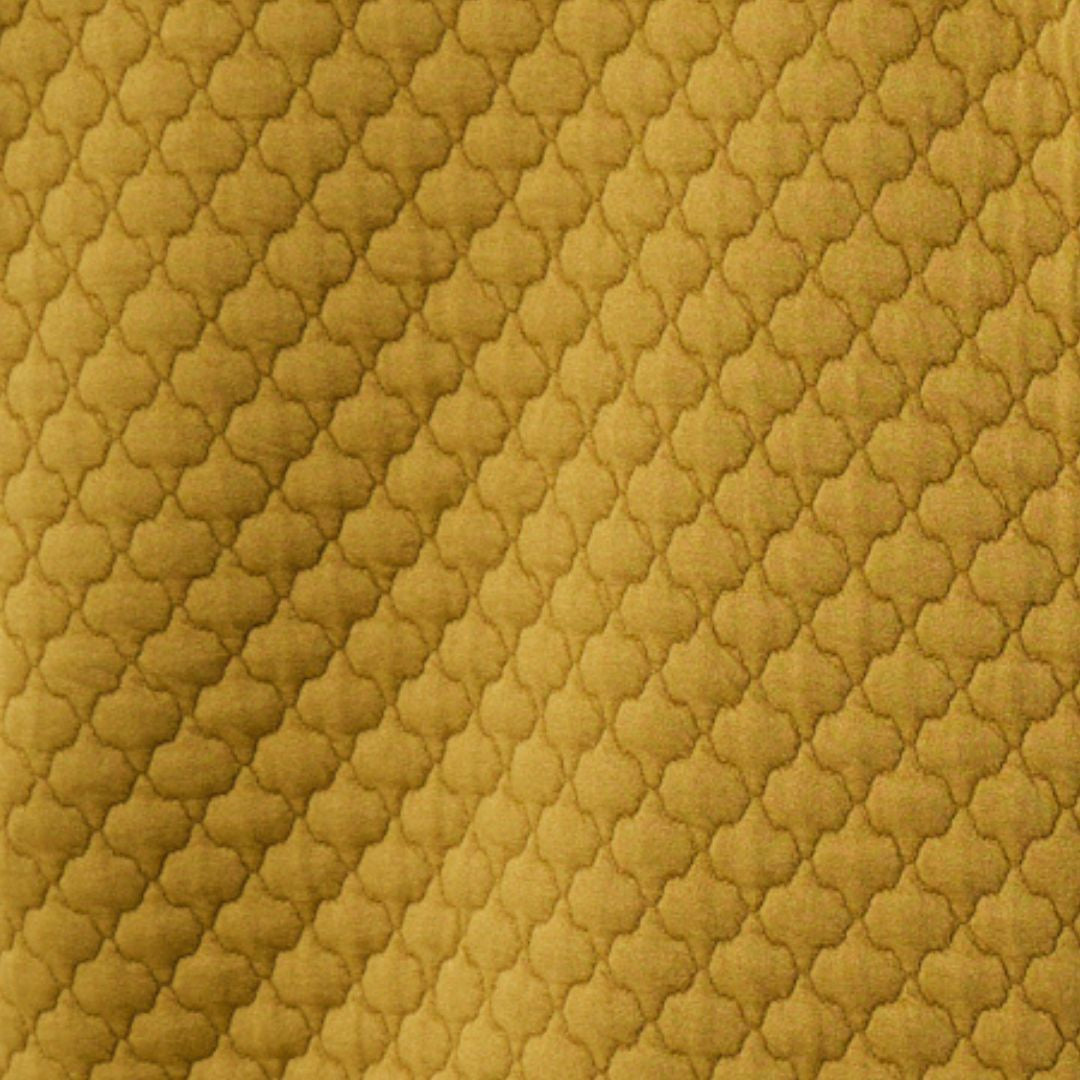 Jan Tile Quilted Sweatshirt - Dark Mustard - Styled