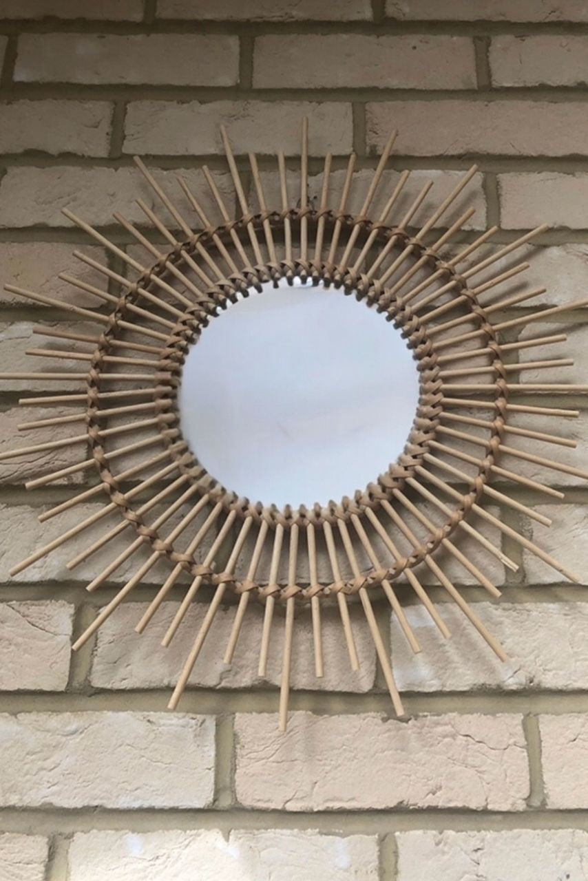 Starburst Bamboo Mirror