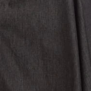 Elina Chambray Straight Cut Trouser - Black - Fabric & Print Detail