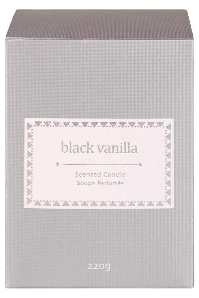Black Vanilla Scented Candle
