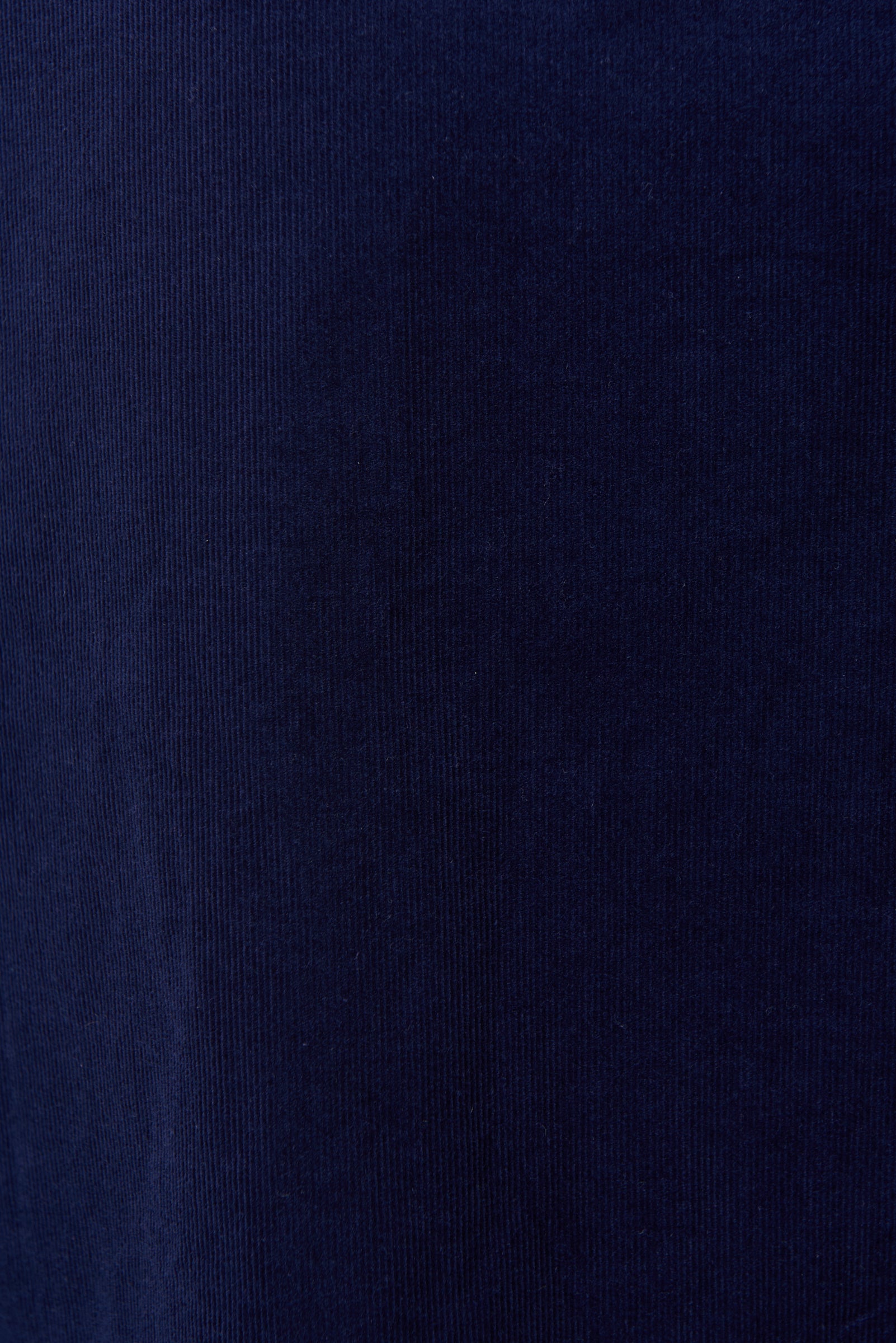 Pallas Babycord Big Collar Ric Rac Trimmed Blouse - Navy