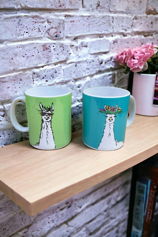 We Make A Great Pair Llama Mug Set