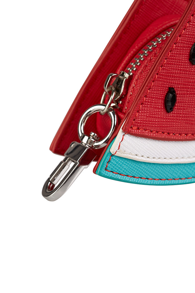 Winnie Watermelon Zip Clip Purse - Detail 1