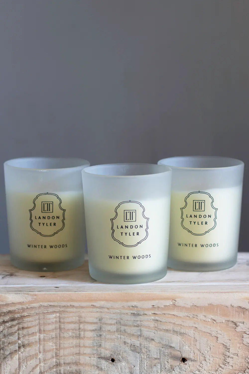 Set of 3 Winter Woods Candles