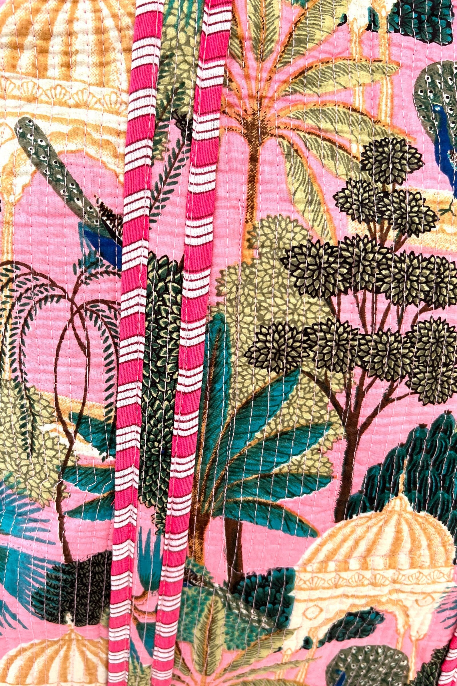 Indian Palace Quilted Large Tote Bag